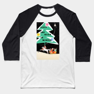 Visit the USSR in Winter Baseball T-Shirt